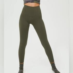 NEW Aerie Offline OG High Waisted Full Length Legging Green